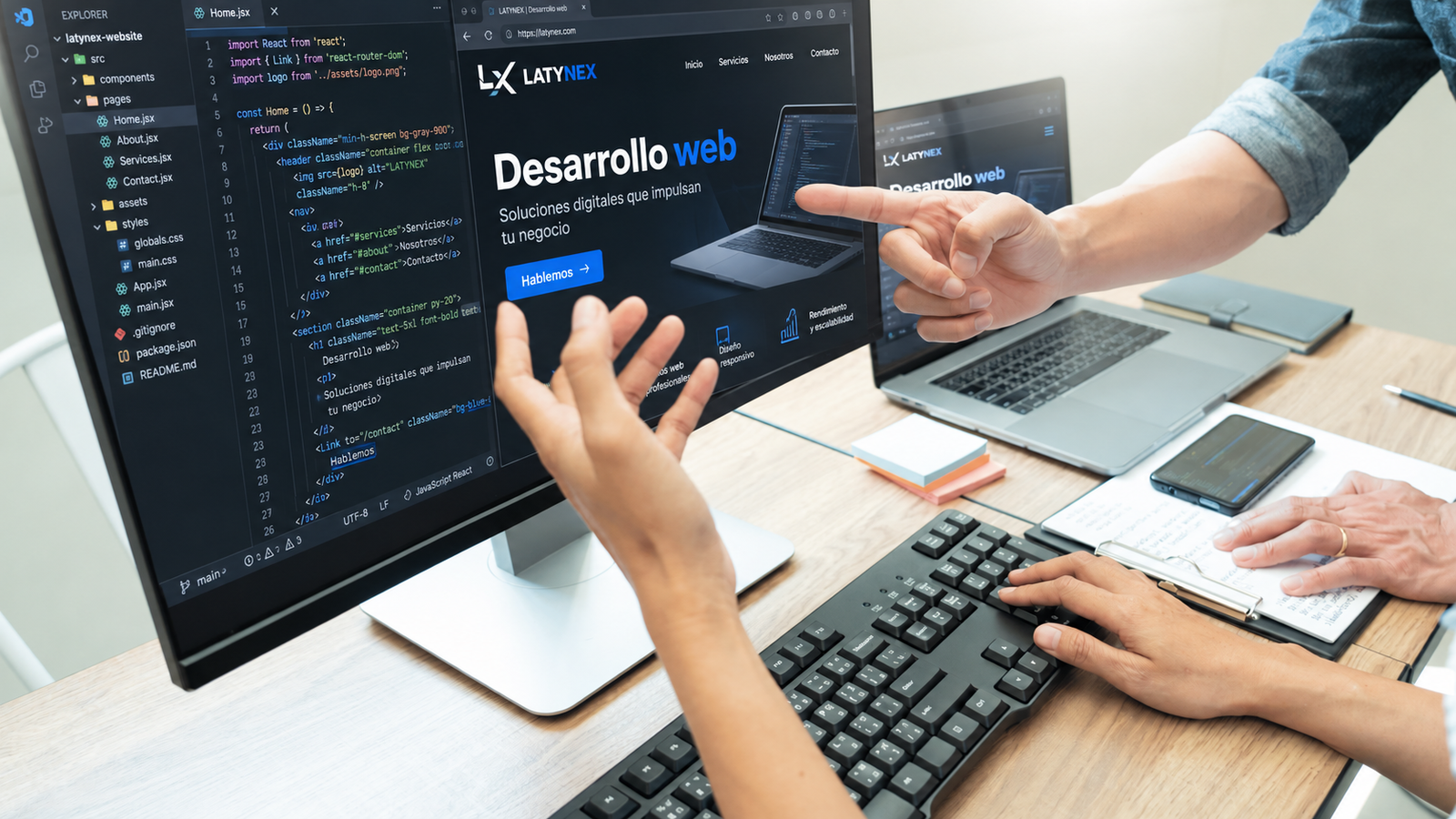 Desarrollo web profesional para negocios